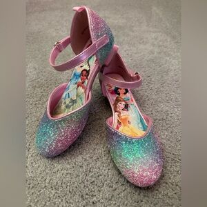 H&M Disney Princess Glittery Shoes with Heels, Pink, 12.5